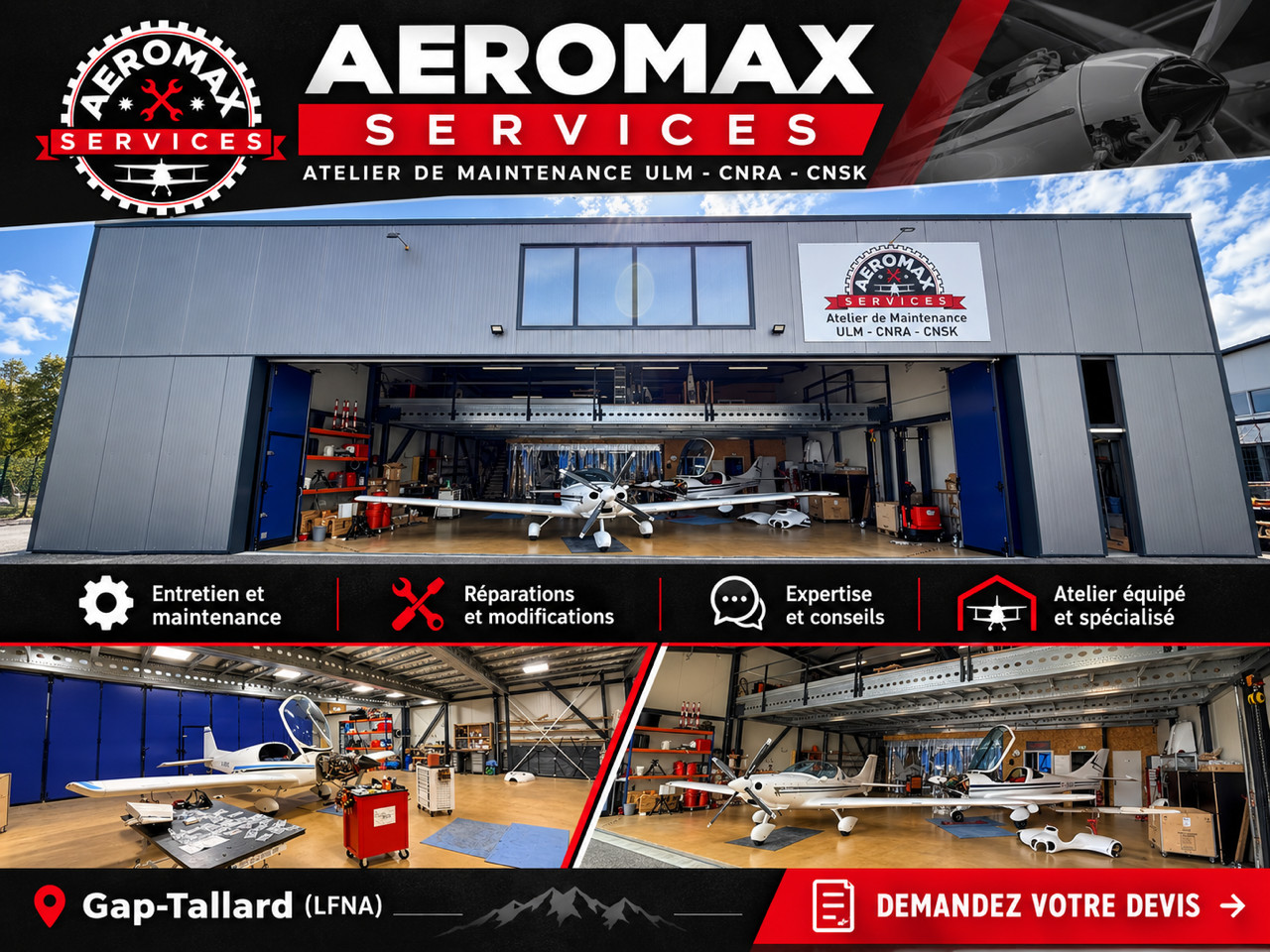 Aeromax Services Atelier de Maintenance