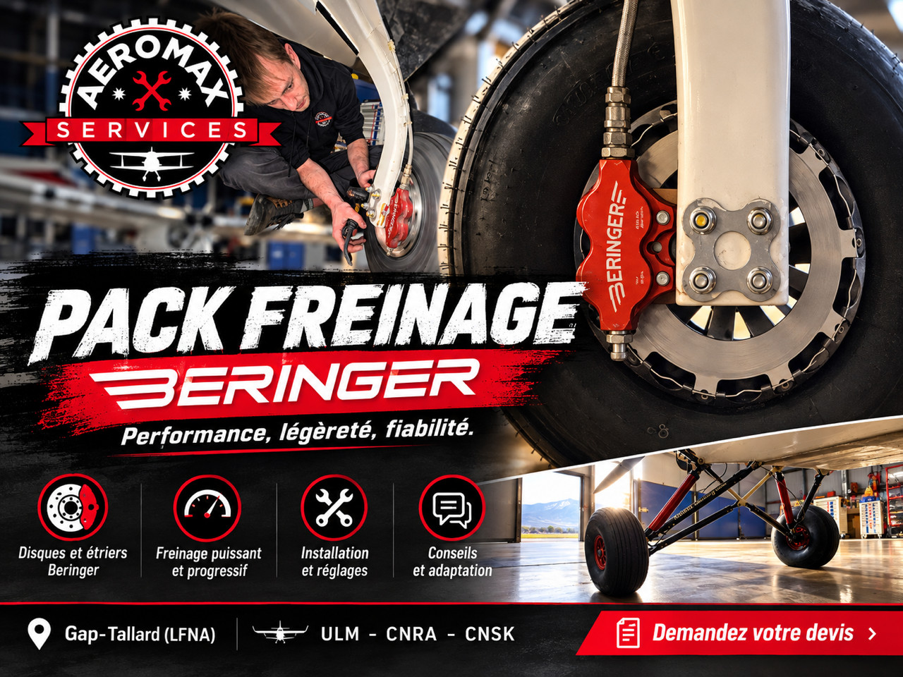 Aeromax Services Pack Freinage Beringer