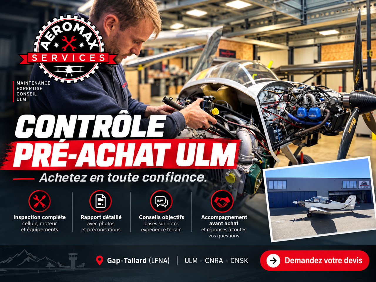 Aeromax Services Controle pré-Achat