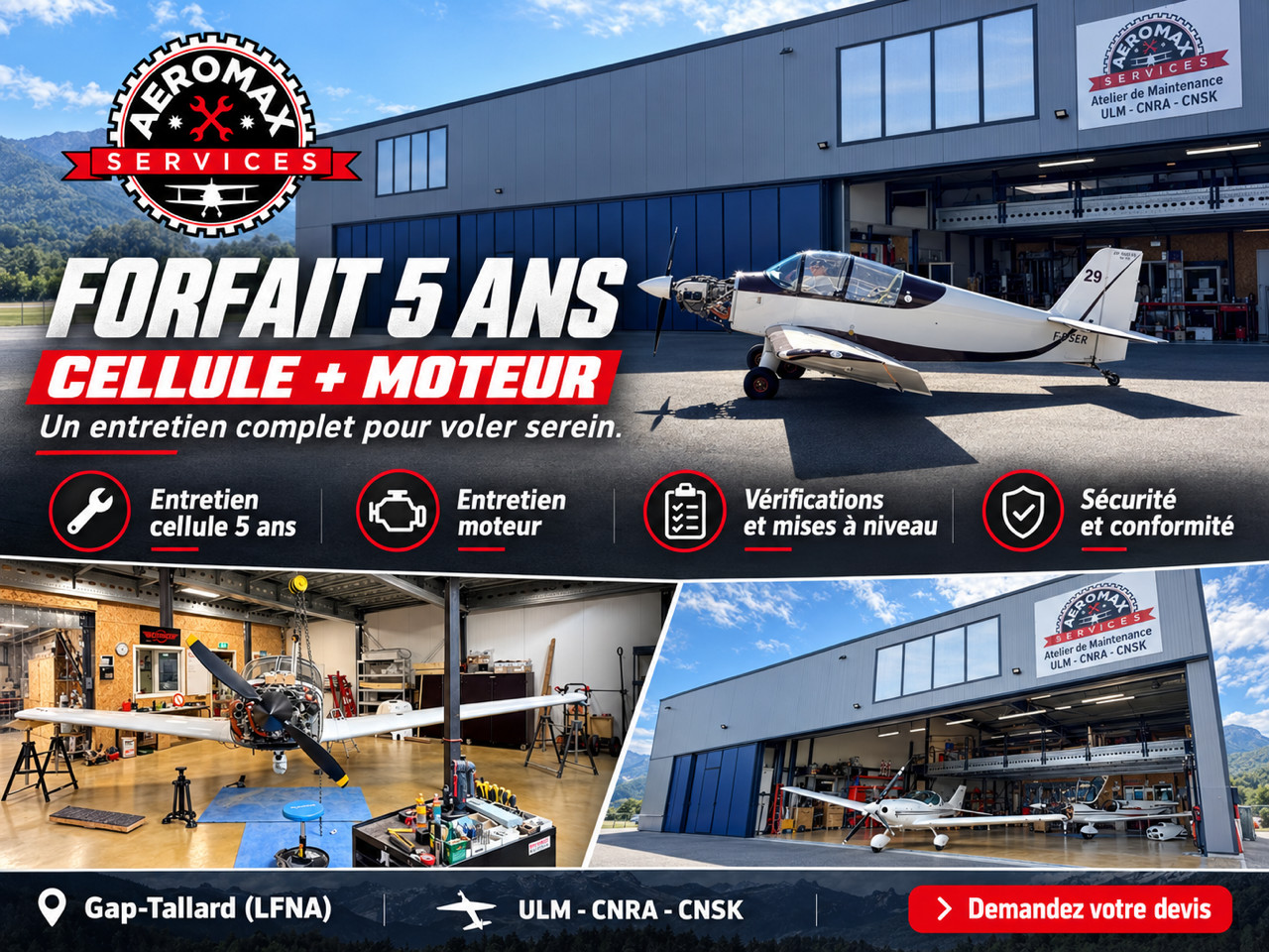 Aeromax Services Forfait 5 ans